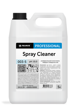 Spray Cleaner 5 л. Универсальный очиститель твёрдых поверхностей, готовый к применению препарат. PRO-BRITE