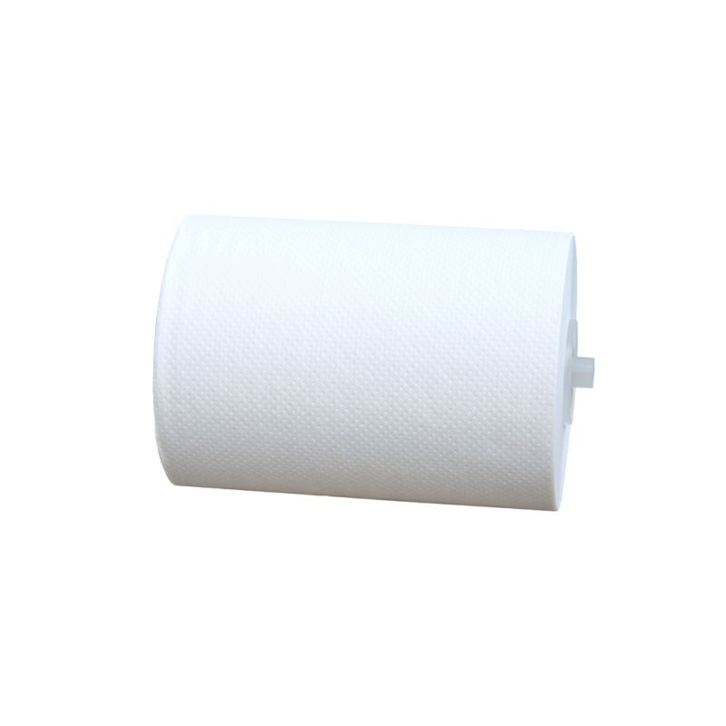 Бумажные полотенца в рулонах 2-слойные белые "ТОР AUTOMATIC MINI" (11х100м.)