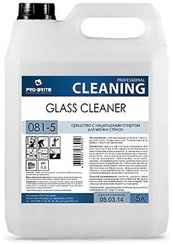 Glass Cleaner (Гласс клинер) 5 л. Средство с нашатырным спиртом для мойки стёкол. PRO-BRITE