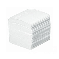 Туалетная бумага листовая 2-слойная, белая, 100% Целлюлоза, размер 11*22см. (30 пач/кор.)