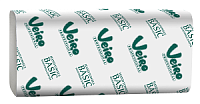 Бумажные полотенца Basic для рук Z-сложение, 1 слой (21 пачка/200 листов)