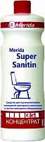 SUPER SANITIN 1 л. Кислотное средство для тщательной уборки санитарных комнат - концентрат. Merida
