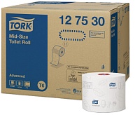 Туалетная бумага Tork Mid-size в миди-рулонах, Целлюлоза (2 сл/100 м/27 рул в кор.)