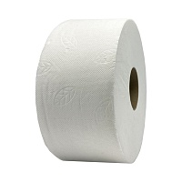 Бумага туалетная 2-слойная белая с тиснением TOP MINI blue ⌀19, Целлюлоза (2 сл/ 180 м/ 12 рул в уп.)