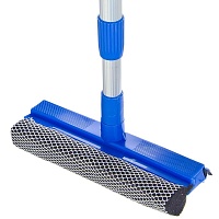 Щетка для мытья окон (окномойка) с телескопической ручкой