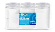 Туалетная бумага FOCUS MIINI, 2 слоя, 12 рул/спайка, 150 метров. Focus