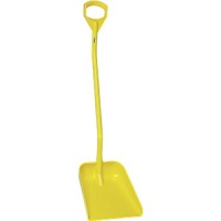 Эргономичная большая лопата с длинной ручкой, 1310 мм желтый