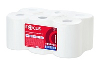 Полотенца в рулоне FOCUS EXTRA QUICK втулка 38мм, 150м, 2 слоя, белые, 6 рул/кор. (аналог TORK Matic система H1). Focus