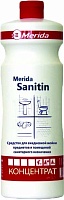 SANITIN 1 л. Кислотное средство для текущей уборки санитарных комнат - концентрат. Merida