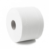 Туалетная бумага с центральной вытяжкой, 2-слойная белая "ТОП МИНИ", Целлюлоза (2 сл/100 м/12 рул в уп.) (Аналог Tork Smart One Mini система T9)