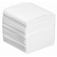 Туалетная бумага листовая 2-слойная супербелая, 200 листов, 100% целлюлоза, 30шт/уп
