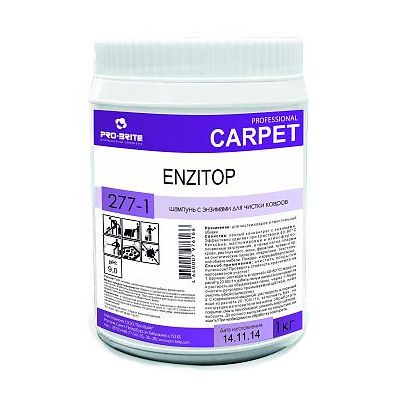 ENZITOP (ЭНЗИТОП) порошок 1 кг. Средство для читки (шампунь) ковров и мягкой мебели с энзимами. PRO-BRITE 