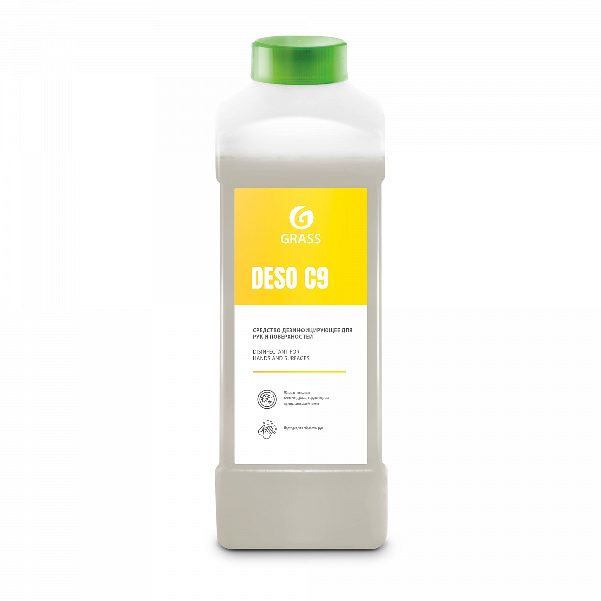 DESO (C9) 1 л. Средство для чистки и дезинфекции на основе изопропилового спирта. Grass