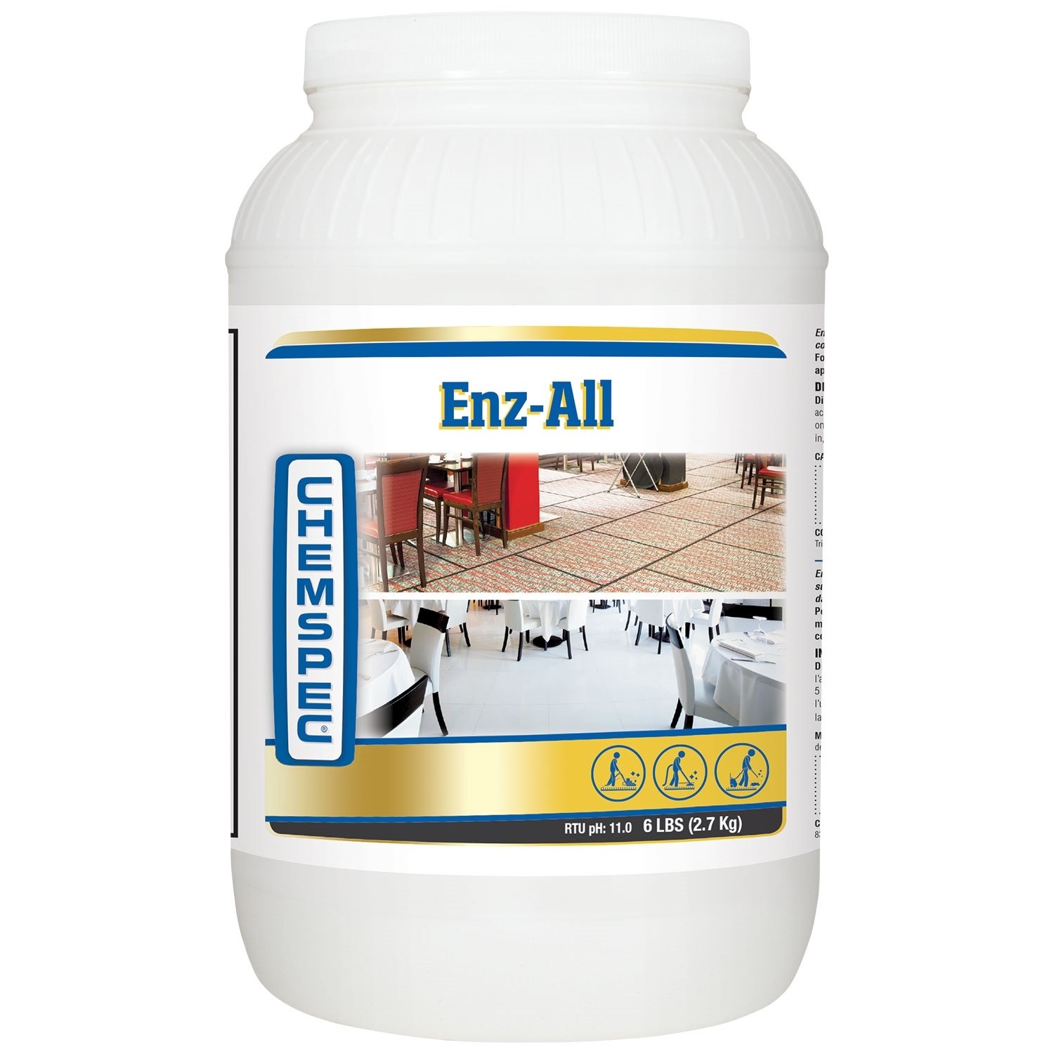 Enz-All 2,7 кг. Порошковый энзимный преспрей, средство для предварительной обработки. Chemspec