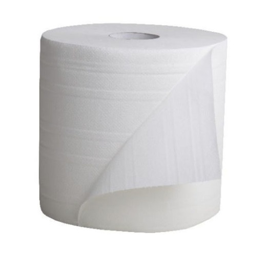 Бумажные полотенца в рулонах "Impulse" 2-слойные белые, 110 м, 6 рул/уп. (аналого для диспенсера Tork система H12 и LIME MATIC)