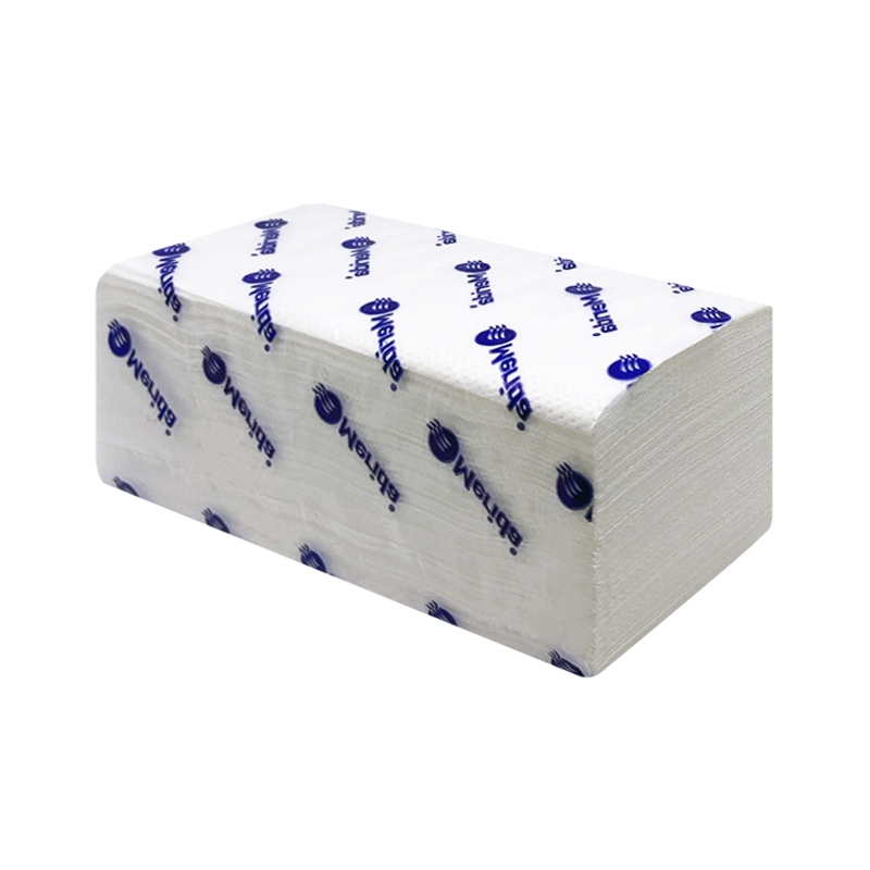 Бумажные полотенца отдельные белые V-CLASSIC 5000, 1 слой, белые (20 пачек/250 листов). Merida