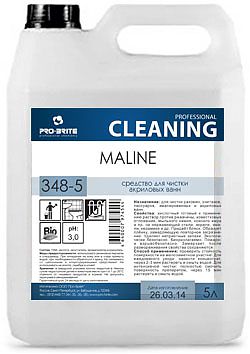 Maline (Мэлайн) 5 л. Средство для чистки акриловых ванн и деликатной сантехники. PRO-BRITE