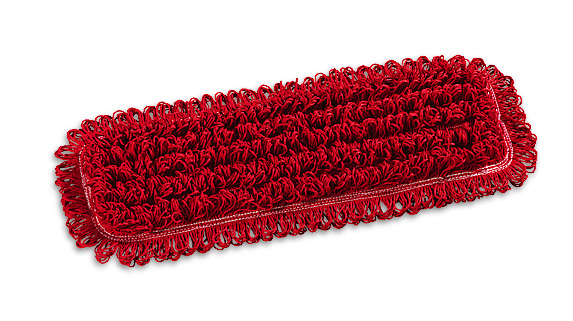 Моп Microriccio с кармашками, микрофибра, красный TTS, 40*13 см