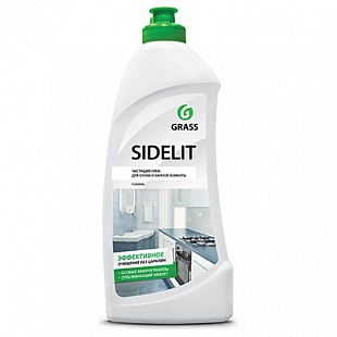 Sidelit 500 мл. Чистящий крем для кухни и ванной комнаты. Grass