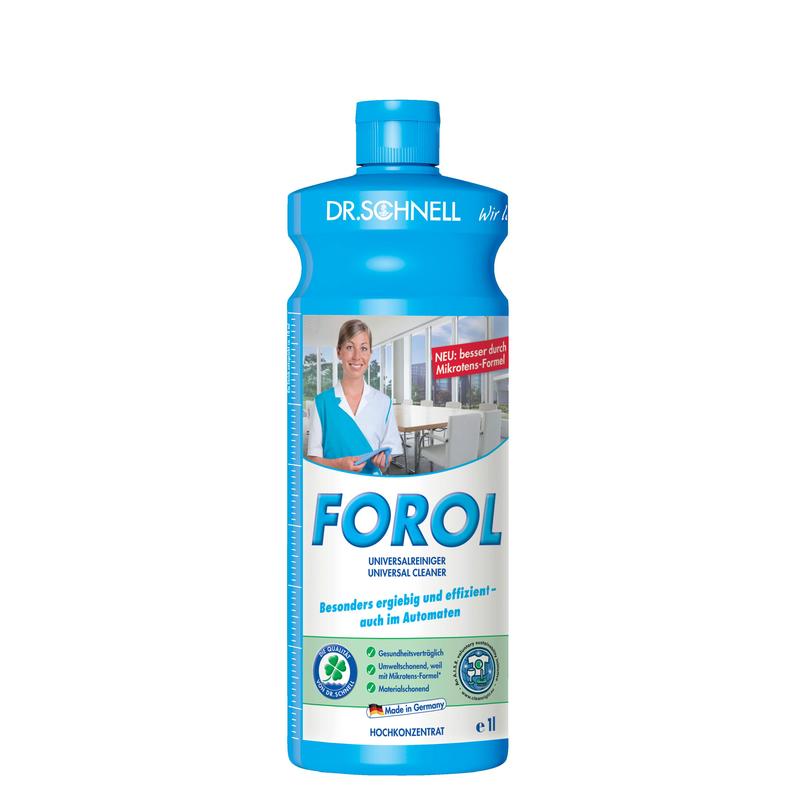 FOROL 1 л. Универсальное средство для очистки водостойких поверхностей. DR.SCHNELL