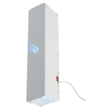 Рециркулятор очиститель воздуха ультрафиолетовый "Солнечный бриз" ОВУ-03-1 до 60кв.м/180куб, белый