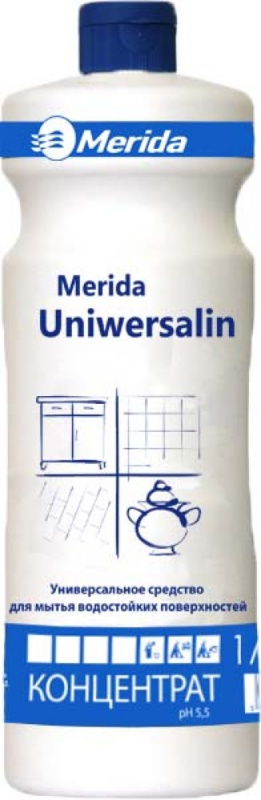 UNIWERSALIN 1 л. Универсальное моющее средство - концентрат. Merida