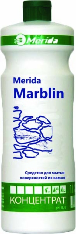 MARBLIN (Марблин) 1 л. Средство для мытья и чистки поверхностей из натурального камня. Merida