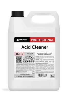 Acid Сleaner 5 л. Универсальный пенный моющий концентрат. PRO-BRITE