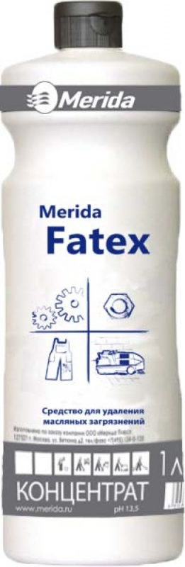 FATEX 1 л. Для удаления жировых загрязнений - концентрат. Merida