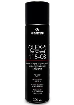 OLEX-5 For Wood (аэрозоль) 0,3 л. Аэрозольный очиститель-полироль для деревянной мебели. PRO-BRITE