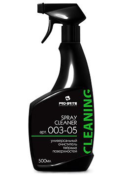 Spray Cleaner 0.5 л. Универсальный очиститель твердых поверхностей, готовое к примерению. PRO-BRITE