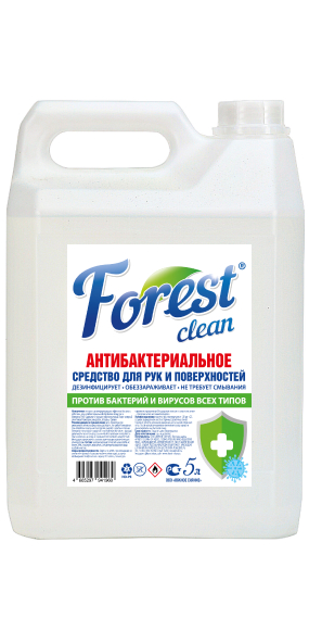 Forest Clean Антибактериальное средство для рук и поверхностей 5 л.