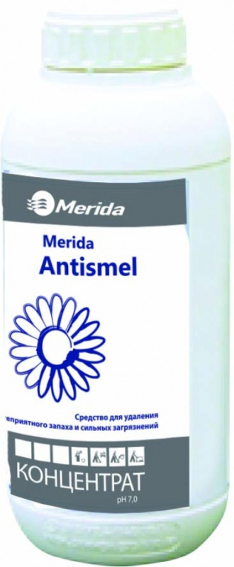 ANTISMEL 1 л. Моющее средство для удаления запахов - концентрат. Merida