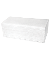 Полотенца бумажные для рук V(ZZ)- сложения, 2 слоя, белые, целлюлоза (15 пачек/ 200 листов), B34