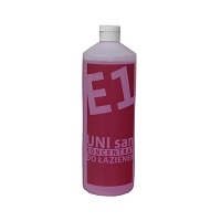 E1 UNI San 1 л. Кислотное средство для уборки санузлов - концентрат. Merida