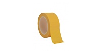Лента для разметки пола, жёлтая, 50 мм * 33 метра, втулка 76 мм