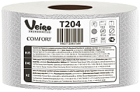Бумага туалетная Veiro Professional Comfort в средних рулонах, Смешанное сырье (2 сл/170 м/12 рул в уп.)
