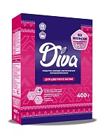 Стиральный порошок бесфосфатный DIVA для цветного белья, 400г