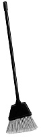 Веник TTS Flo (совместим с совком Clip), 23 см., пластик, черный. TTS