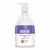 DESO (C9) гель 1 л. Дезинфицирующее средство для рук на основе изопропилового спирта. Grass