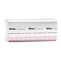 Бумажные полотенца Premium для рук V-сложение, 2 слоя, белые 210*230мм (20 пачек/200 листов)