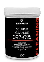 Scupper Granule 0,25 л. Гранулят для устранения пробочных органических засоров в сточных трубах. PRO-BRITE