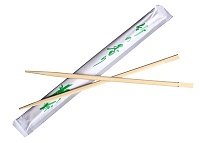 Палочки для суши бамбук в индивид.упаковке раздельные 23см 100шт/20 уп  (2000шт)