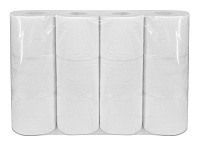 Туалетная бумага Pluse Horeca, 2 слоя, белая, целлюлоза, 23 метра (12 рул/пач, 12 рул/уп).