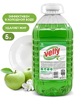 VELLY LIGHT 5л. Средство для мытья посуды (зеленое яблоко). Grass