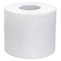Туалетная бумага FOCUS ECO Choice, 1 слой, белая, 32 рул/спайка, 96рул/уп, 45 метров. Focus