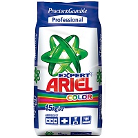 Ariel Color Expert 15 кг. Cтиральный порошок для цветного белья. P&G Professional