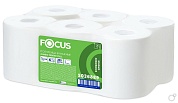 Бумажные полотенца FOCUS Jumbo в рулонах с центральной вытяжкой, 1-слойные, 6 рулонов по 280 метров. Focus