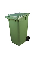 Контейнер для мусора 240л. цвет зеленый
