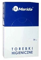 Пакетики для гигиенических прокладок Merida ( 30 шт.)